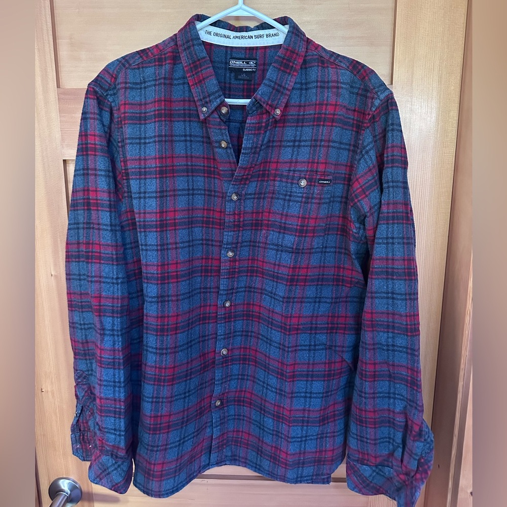 O'Neill Men's Plaid Button-Down Shirt